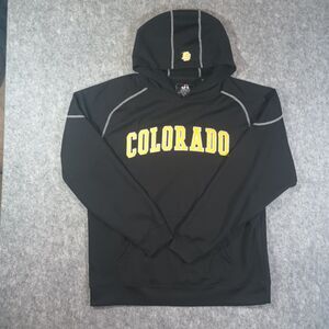 Colorado Buffaloes hoodie Black and Gold Majestic Section 101 XL
